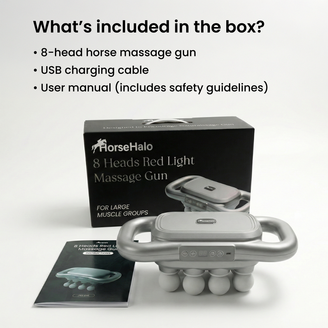 HorseHalo™ Red Light Massage Gun
