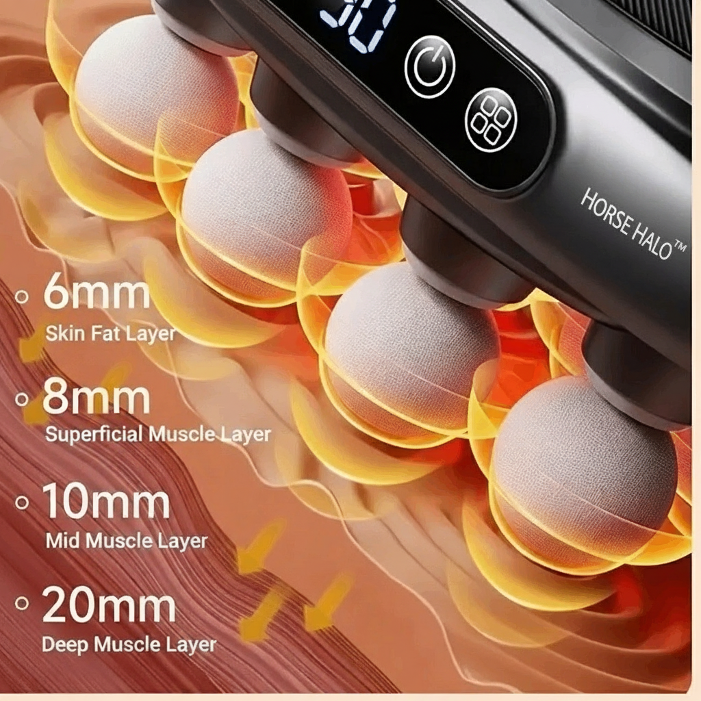 HorseHalo™ Red Light Massage Gun