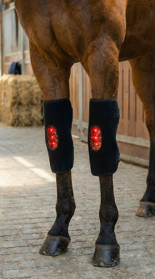 Anwendung der HorseHalo HaloLegs Mini